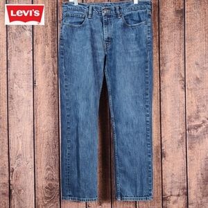 34x30 Slim Straight Stretch Mens Blue Jeans